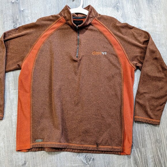 Level Wear Midlayer Class IV White Water Rafting Half-Zip Fleece size Men's XL - Picture 1 of 6